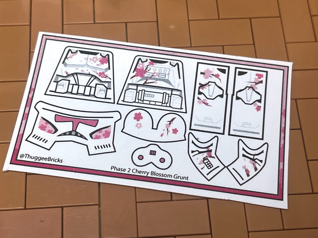 Phase 2 Cherry Blossom Clone Trooper Decals