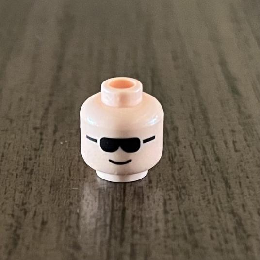 Cool Guy With Sunglasses Head Decal