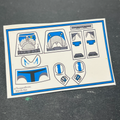 mando captain rex decal