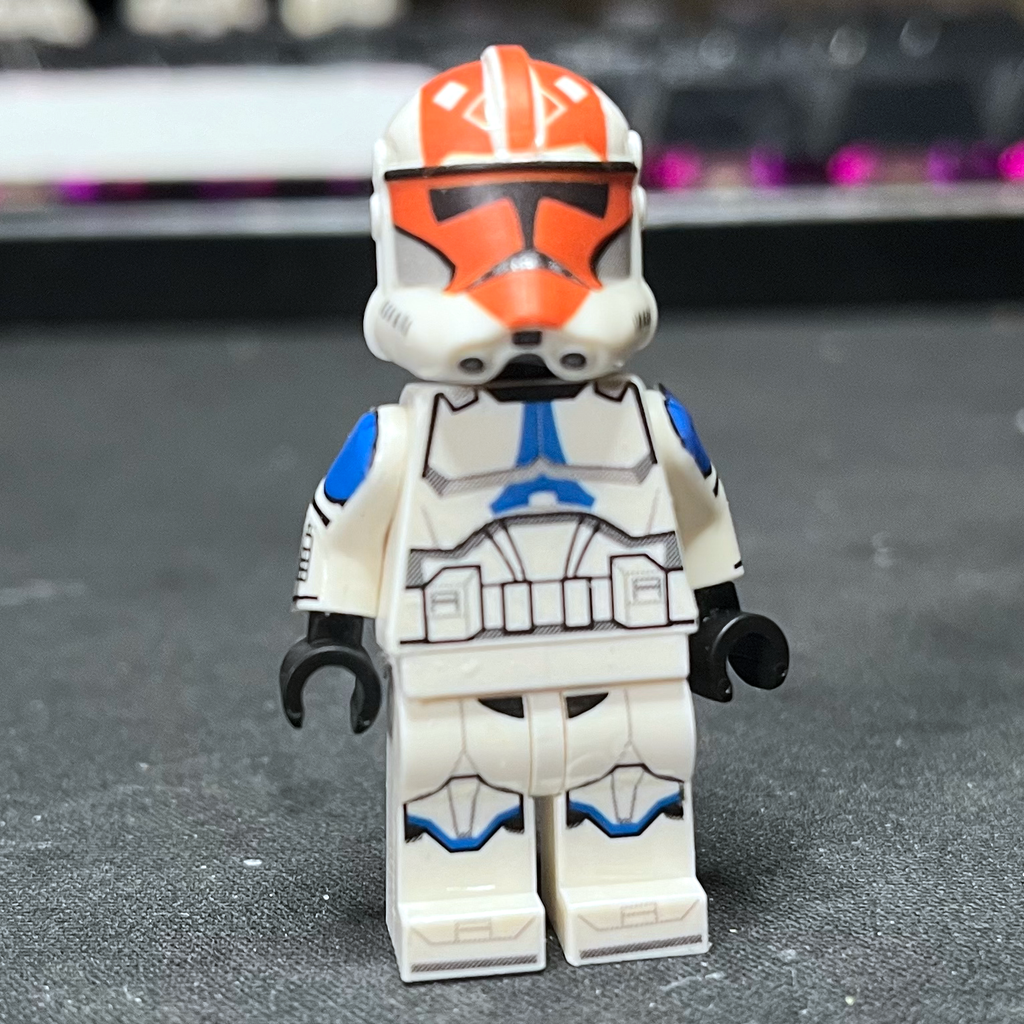 Unibrow trooper decal