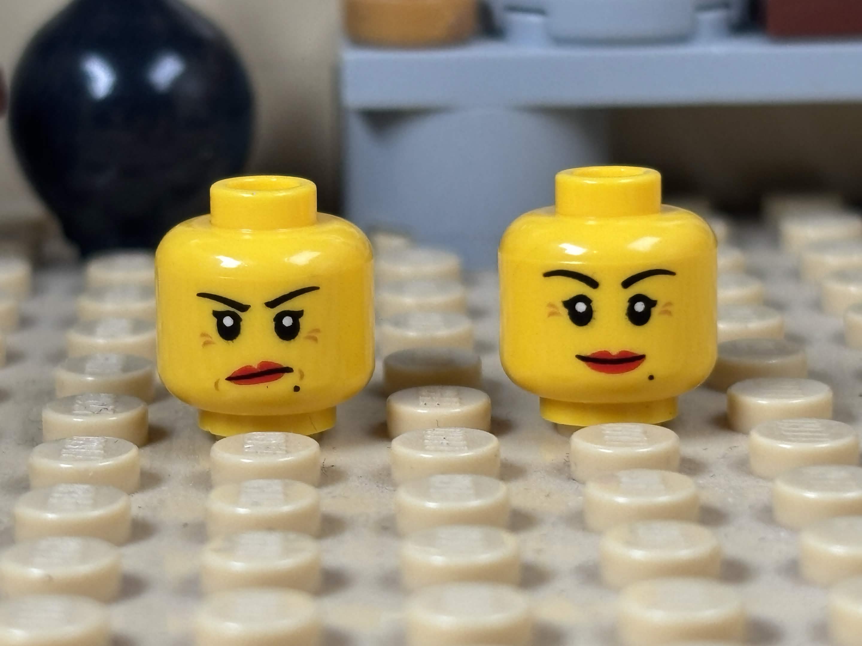Double-Sided Lady Face