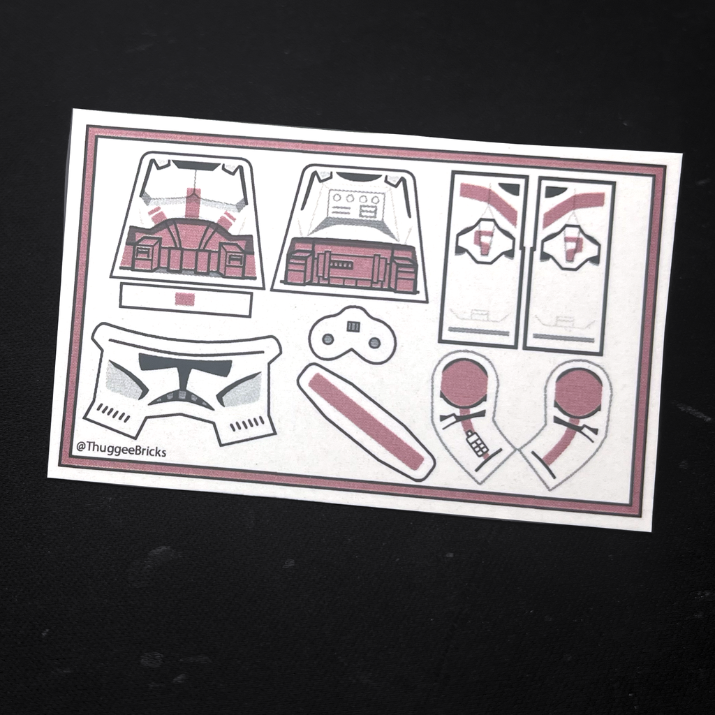 Sand Red Clone decal